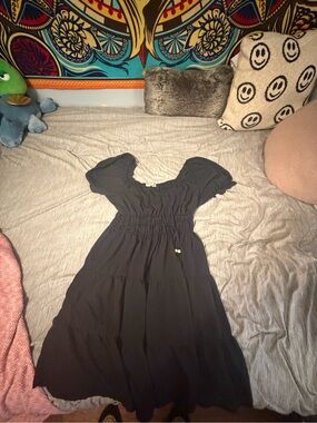 liberty Black High-Low Women's Dress